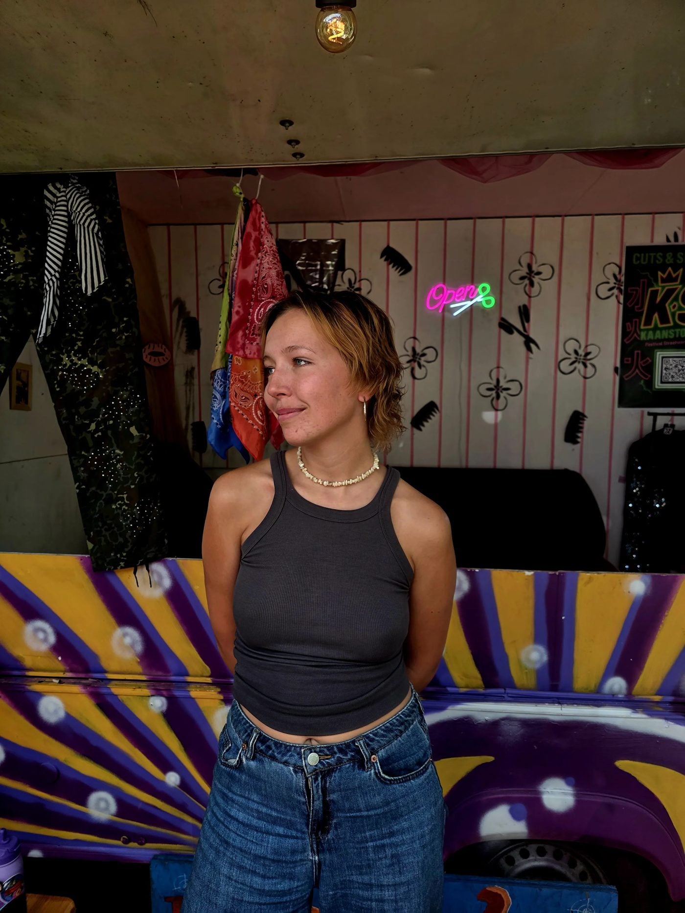 Booth portrait