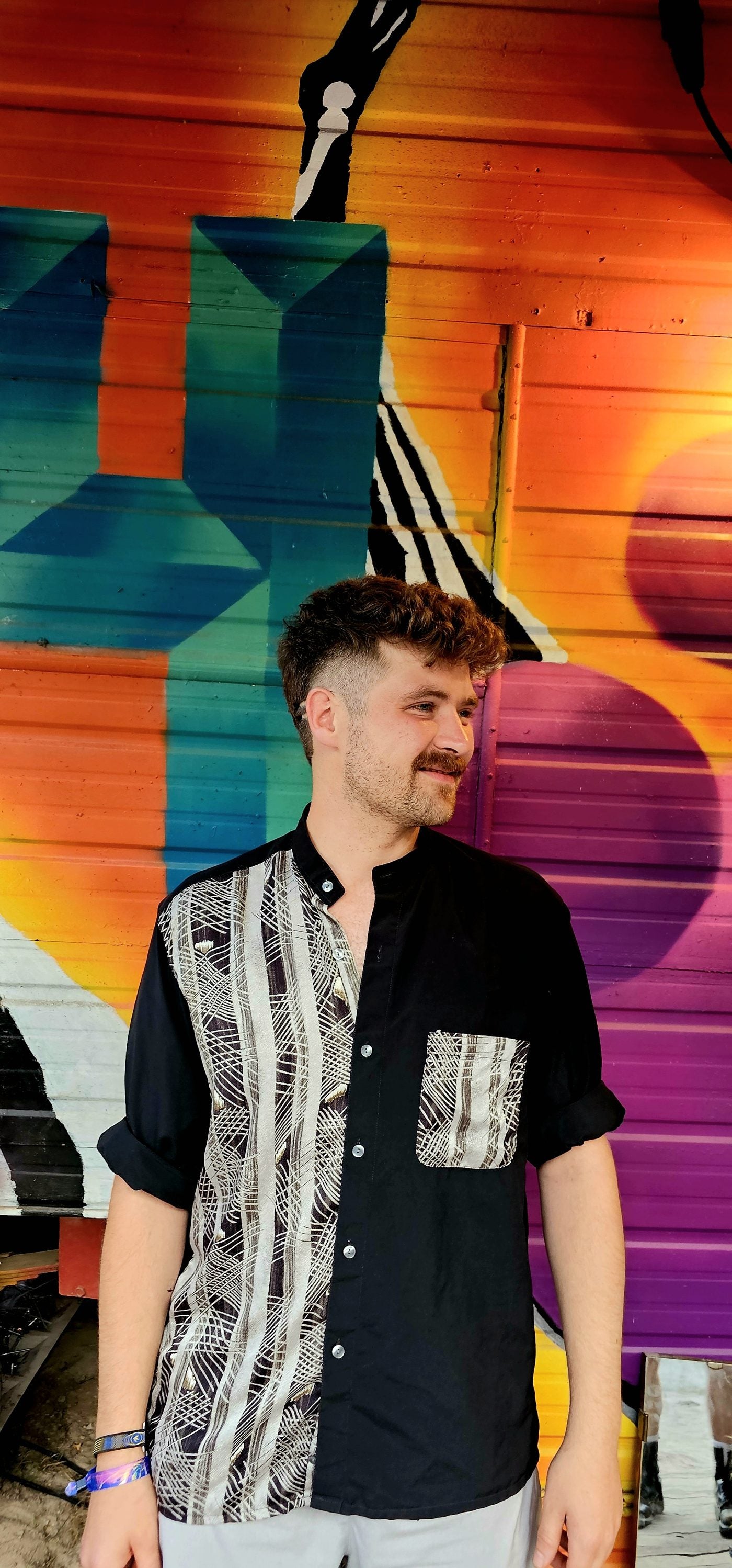 Patterned shirt, festival